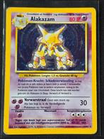 Alakazam NL 17/102 Base Set - Holo - Light Played, Ophalen of Verzenden, Gebruikt, Losse kaart, Foil
