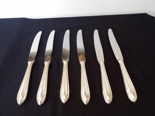 Art Deco Franse Messenset verzilverd, Reppel, Antiek en Kunst, Antiek | Bestek, Ophalen of Verzenden