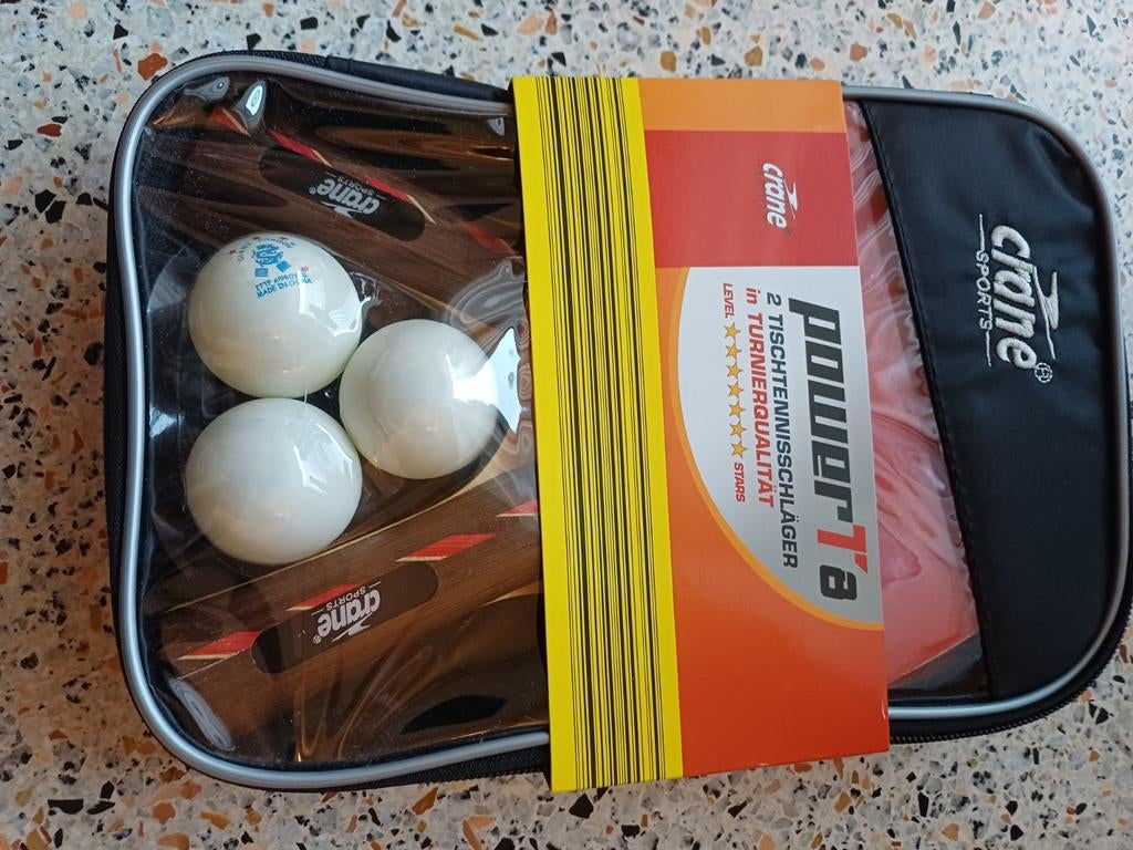 Nieuwe tafeltennisset., Sport en Fitness, Tafeltennis, Ophalen of Verzenden, Nieuw, Net, Batje(s) of Balletje(s)