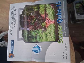Superfish aquascaping aquarium 15l   beschikbaar voor biedingen