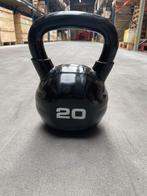 Kettlebell - 20kg - Rubber - Escape Fitness, Ophalen of Verzenden, Nieuw, Benen, Kettlebell