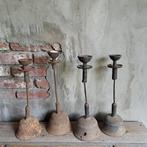 Authentieke oude metalen Nepalese kandelaar *Etage3*, Gebruikt, ., Ophalen of Verzenden, .