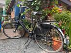 Opknapper: Zwarte Azor Oklahoma RD omafiets met rek voorop, 50 tot 53 cm, Ophalen, Gebruikt, Azor