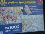 Legpuzzel (Jan van Haasteren): 2 stuks, Ophalen of Verzenden, 500 t/m 1500 stukjes, Legpuzzel, Zo goed als nieuw