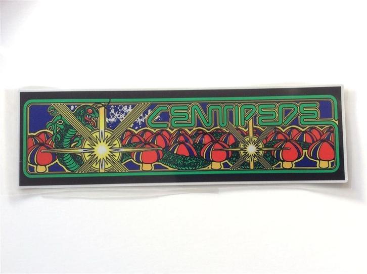 XL CENTIPEDE ATARI Bartop Arcade Sticker Decal, Spelcomputers en Games, Games | Atari, Nieuw, Overige modellen, 1 speler, Vanaf 12 jaar