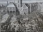 gravure Staatse troepen verslagen op Dam Amsterdam Hogenberg, Verzenden