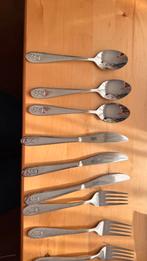 Casa Mesa kinder Bestekset RVS, Huis en Inrichting, Ophalen of Verzenden, Zo goed als nieuw, Rvs of Chroom, Vaatwasserbestendig