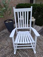 Schommelstoel, Huis en Inrichting, Stoelen, Wit, Ophalen of Verzenden, Zo goed als nieuw, Eén