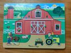 Melissa and doug geluids puzzel boerderij, Kinderen en Baby's, Speelgoed | Houten speelgoed, Ophalen, Gebruikt, Overige typen
