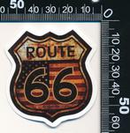 Sticker: Route 66, Auto of Motor, Ophalen of Verzenden