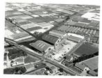 Oude luchtfoto Westlandveiling Zwartendijk, Naaldwijk 1971, 1960 tot 1980, Verzenden, Foto, Zo goed als nieuw