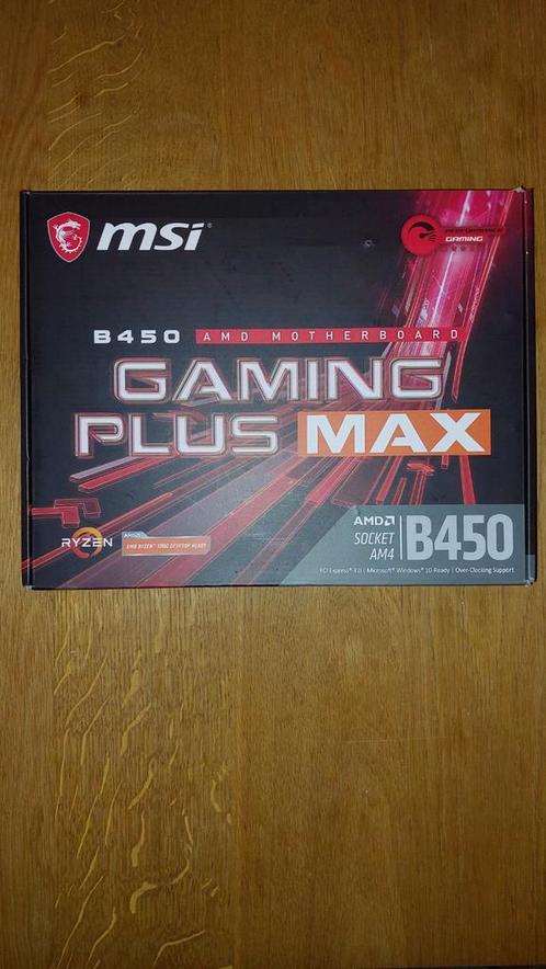 MSI B450 Gaming Plus Max - AM4 Moederbord, Computers en Software, Moederborden, Zo goed als nieuw, AMD, DDR4, Ophalen of Verzenden