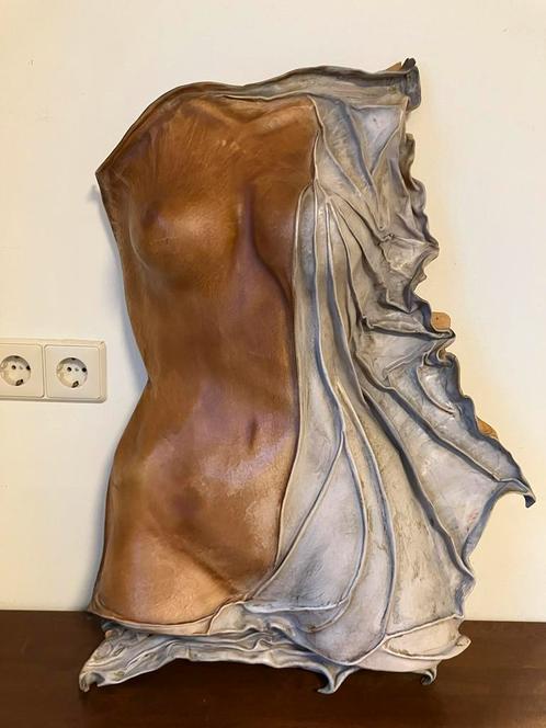 Lederen torso lichaam naakt vrouw, Antiek en Kunst, Kunst | Designobjecten, Ophalen of Verzenden