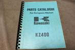 Kawasaki KZ400 1974 motorcycle parts catalogue KZ 400 twin, Ophalen of Verzenden, Kawasaki