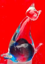 Poes. MURANO.  Glassierkunst.  14 cm., Antiek en Kunst, Antiek | Glas en Kristal, Ophalen
