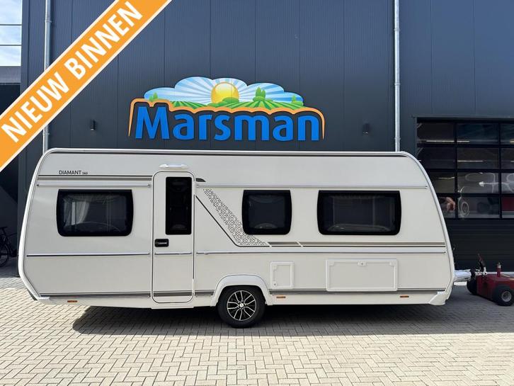 Fendt Diamant 560 SGW Model 2026, Caravans en Kamperen, Caravans, tot en met 4, 1500 - 2000 kg, Rondzit, Fendt, 2 aparte bedden