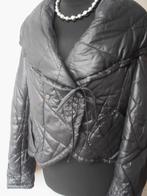 Lauren Vidal - prachtig zwart gewatteerd jasje - 40, Maat 38/40 (M), Verzenden, Zwart, Lauren Vidal