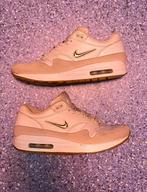 Nike Air Max 1 Jewel Summit Wit/White Zilver/Silver EUR 40, Ophalen of Verzenden, Gedragen, Wit, Sneakers of Gympen