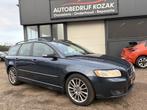Volvo V50 2.4i Edition II AIRCO LEDER CRUISE 170pk, Auto's, Volvo, 65 €/maand, Parkeersensor, Blauw, Leder