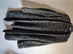 Mooi halflang vest van chenille garen mt. M, Maat 38/40 (M), H&M, Zwart, Ophalen of Verzenden