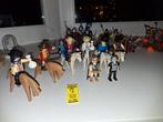 Ruim 60 playmobil poppetjes+2 x quad + paarden + douaneboot, Kinderen en Baby's, Speelgoed | Playmobil, Ophalen, Gebruikt