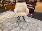Eetkamerstoel Gasly Beige Velvet €149,- Direct/Leverbaar, Huis en Inrichting, Stoelen, Ophalen, Overige kleuren, Nieuw, Mwonenenslapen