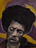 Acryl Jimmy Hendrix, Ophalen of Verzenden
