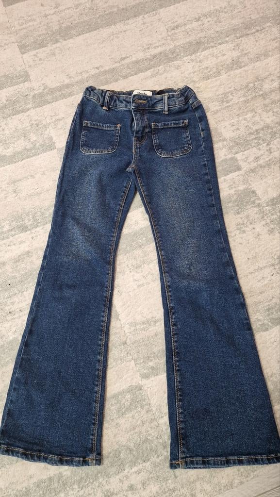 Nieuwe meisjesbroek maat 140, Blauw, Nieuw, Ophalen of Verzenden, W27 (confectie 34) of kleiner