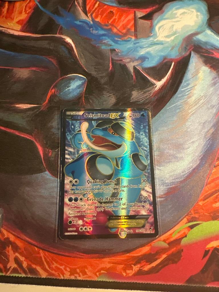 Pokemon kaart - Gebruikte staat, Ophalen of Verzenden, Gebruikt, Losse kaart