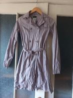 Benetton trenchcoat jas paars grijs maat 11/12 160 cm, Ophalen of Verzenden, Nieuw, Meisje, Jas