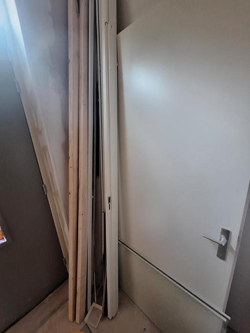 2 nieuwe binnendeuren met kozijnen, Doe-het-zelf en Verbouw, Deuren en Horren, Nieuw, Binnendeur, 215 cm of meer, 80 tot 100 cm