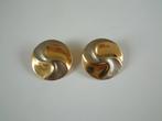 Vintage oorbellen goud/zilver kleurig met clips, Ophalen of Verzenden