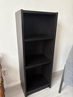 Boekenkastje klein zwart, Met plank(en), Minder dan 50 cm, Gebruikt, 100 tot 150 cm