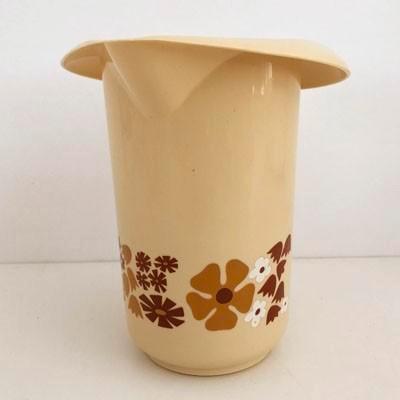 Vintage Vitri Beslagkom West Germany, Huis en Inrichting, Keuken | Tupperware, Gebruikt, Bak of Kom, Wit, Bruin, Crème, Ophalen of Verzenden