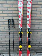 Ski's, stokken en schoenen maat 42/43, Sport en Fitness, 160 tot 180 cm, Gebruikt, Carve, Skiën