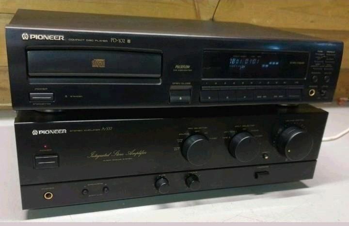 Pioneer set versterker a-337 + cd speler pd-102, Audio, Tv en Foto, Stereo-sets, Pioneer, Ophalen of Verzenden