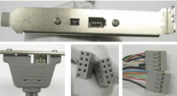 Firewire 1394a x2 op bracket GiFirewire 1394a x2 op bracket beschikbaar voor biedingen