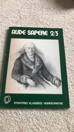 Stichting klassieke homeopathie - Aude sapere 2/3, Ophalen of Verzenden, Gelezen, Spiritualiteit algemeen, Achtergrond en Informatie