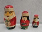 Kerst Matrousjka poppetjes in kerstsfeer, Diversen, Kerst, Ophalen of Verzenden, Zo goed als nieuw