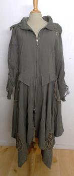 Mooie legergroene jas met leuke details! L, Verzenden, Zo goed als nieuw, Maat 42/44 (L), Groen