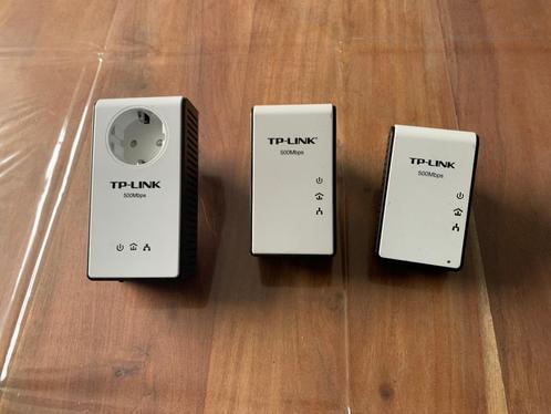 (4)  TP-LINK 500 Mbps Gigabit Powerline adapter set TL-PA551, Computers en Software, Powerlines, Zo goed als nieuw, Ophalen of Verzenden