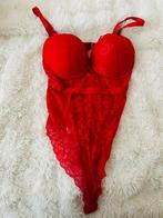 Sexy rode body, Ophalen, Rood, Body of Korset