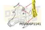 Peugeot 107 (-5/15) isolatie bevestiging Links voorscherm op, Verzenden, Nieuw, Citroën, Spatbord