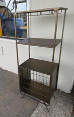 Metalen open kast / wijnrek, Huis en Inrichting, Kasten | Overige, Ophalen, Gebruikt