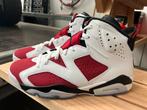 Jordan 6 Retro Carmine maat 43 DS, Kleding | Heren, Schoenen, Ophalen of Verzenden, Zo goed als nieuw, Overige kleuren