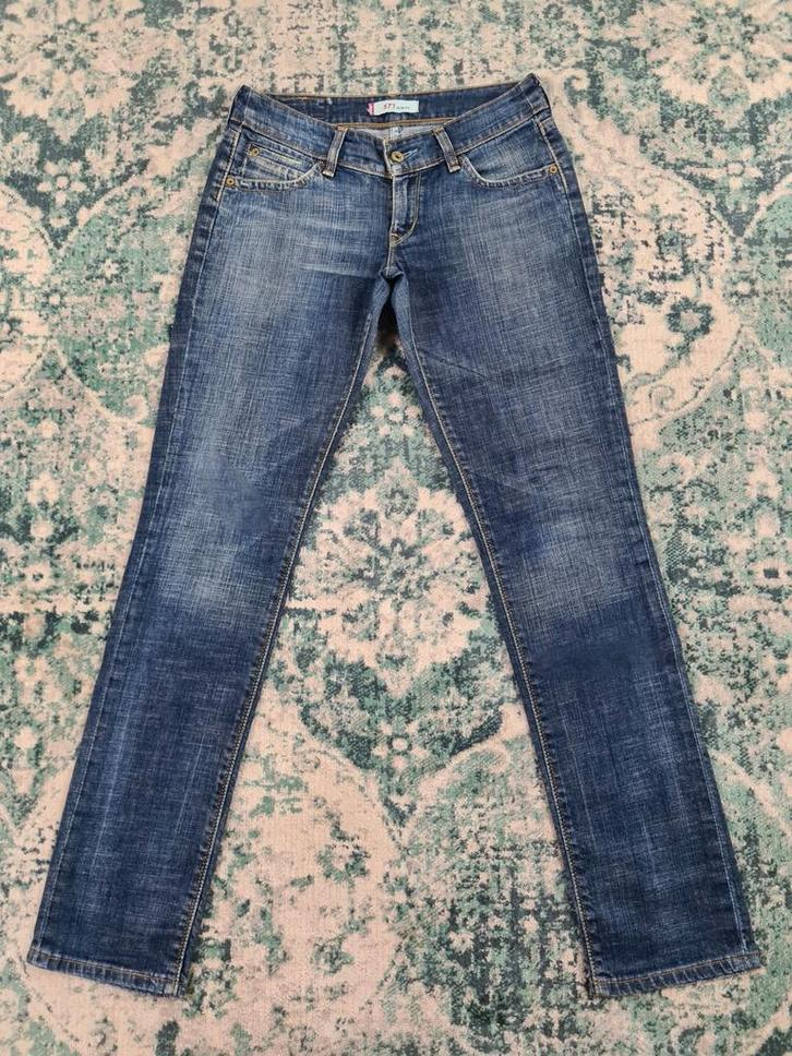 Levi's 571 slim fit W29 L34 WMN Tulsi2934 Blauw, Kleding | Dames, Spijkerbroeken en Jeans, Zo goed als nieuw, W28 - W29 (confectie 36)