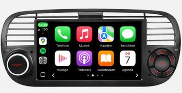 Fiat 500 Apple Carplay/Android auto| 2007 - 2015 |2 GB+64 GB beschikbaar voor biedingen