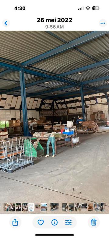 Te koop complete halconstructie inclusief dakplaten en isola beschikbaar voor biedingen
