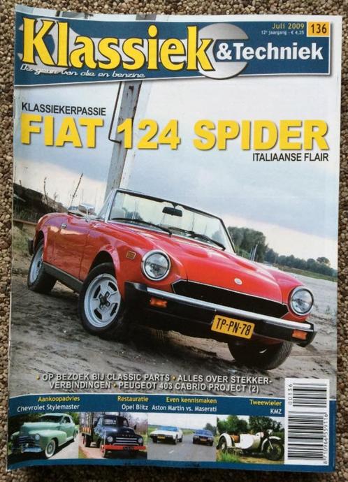 KT: Fiat 124 Spider, Peugeot 403 Cabriolet, Opel Blitz, Boeken, Auto's | Folders en Tijdschriften, Zo goed als nieuw, Algemeen