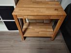 Sidetable massief eiken, Huis en Inrichting, Tafels | Sidetables, Ophalen, 25 tot 50 cm, Rechthoekig, 100 tot 150 cm